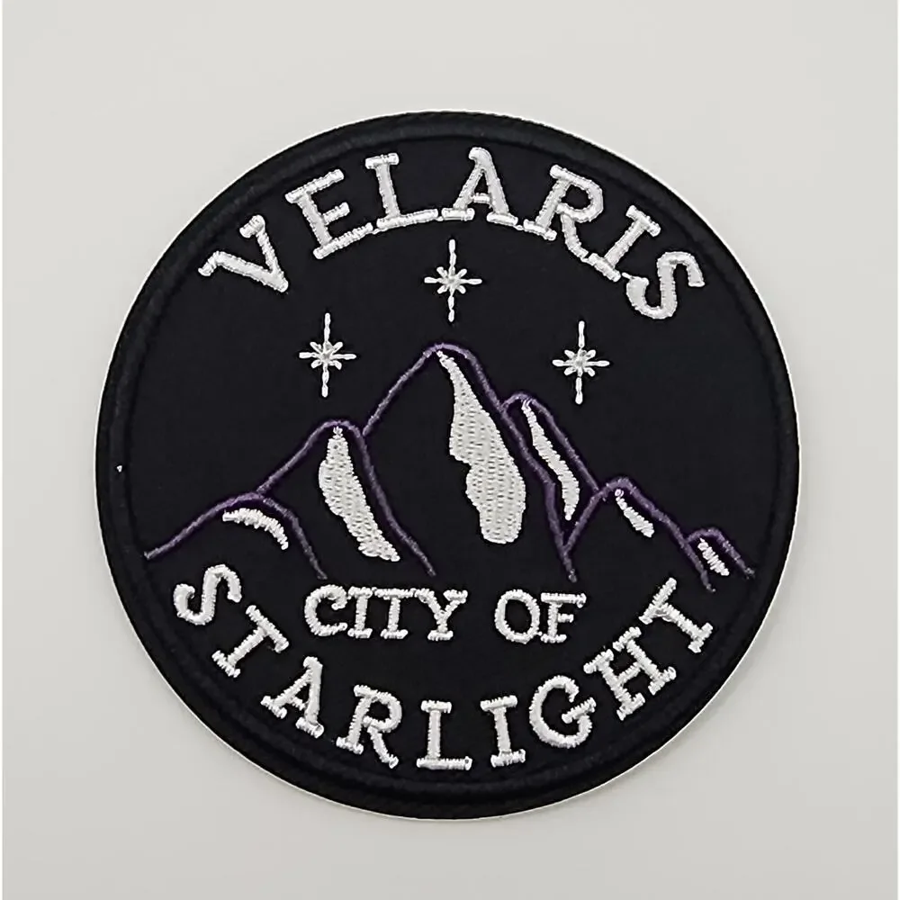 Velaris City of Starlight Embroidered Patch Iron on or Sew on 3